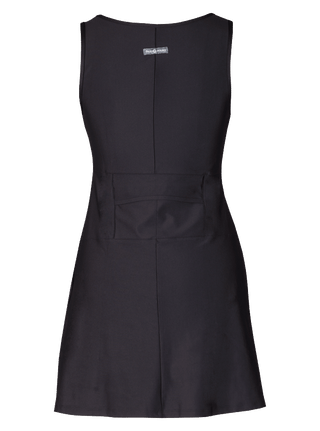 Rear view X-Dress Nuu-Muu Scoop pocket exercise dress, running dress, travel dress, athletic dress